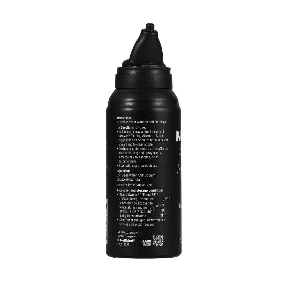 NeilMed Piercing Aftercare Fine Mist 75mL - Black Label Limited Edition